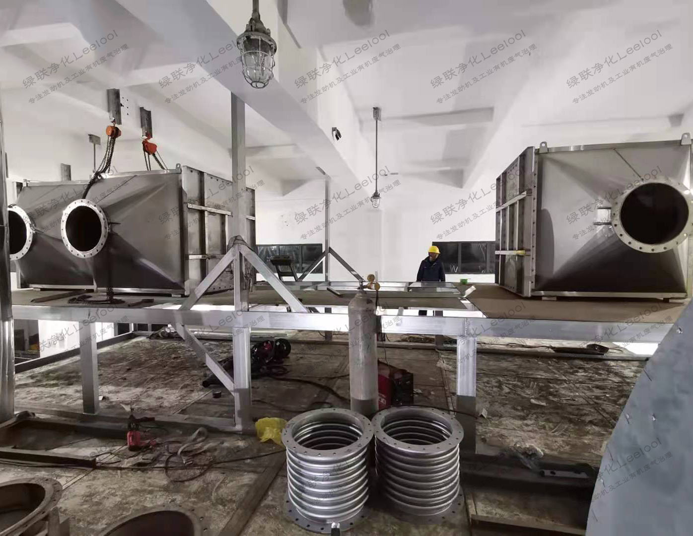 發(fā)電廠沼氣發(fā)電機(jī)組尾氣二合一煙氣脫硝設(shè)備