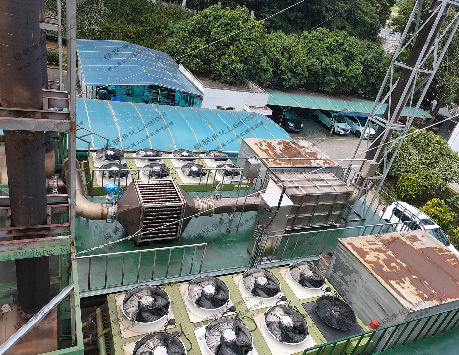 垃圾填埋場氣發電機去除去除氮氧化物NOx分布式能源SCR脫硝系統